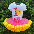 Embroidered Personalized Birthday Sun Sunshine Tutu Set Outfit